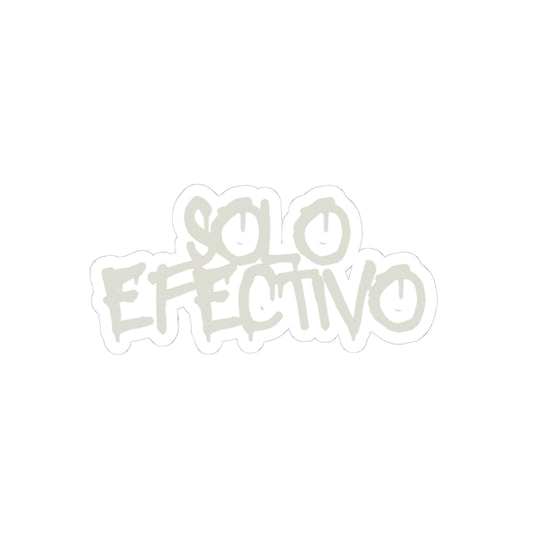 Solo Efectivo Sticker Graffiti