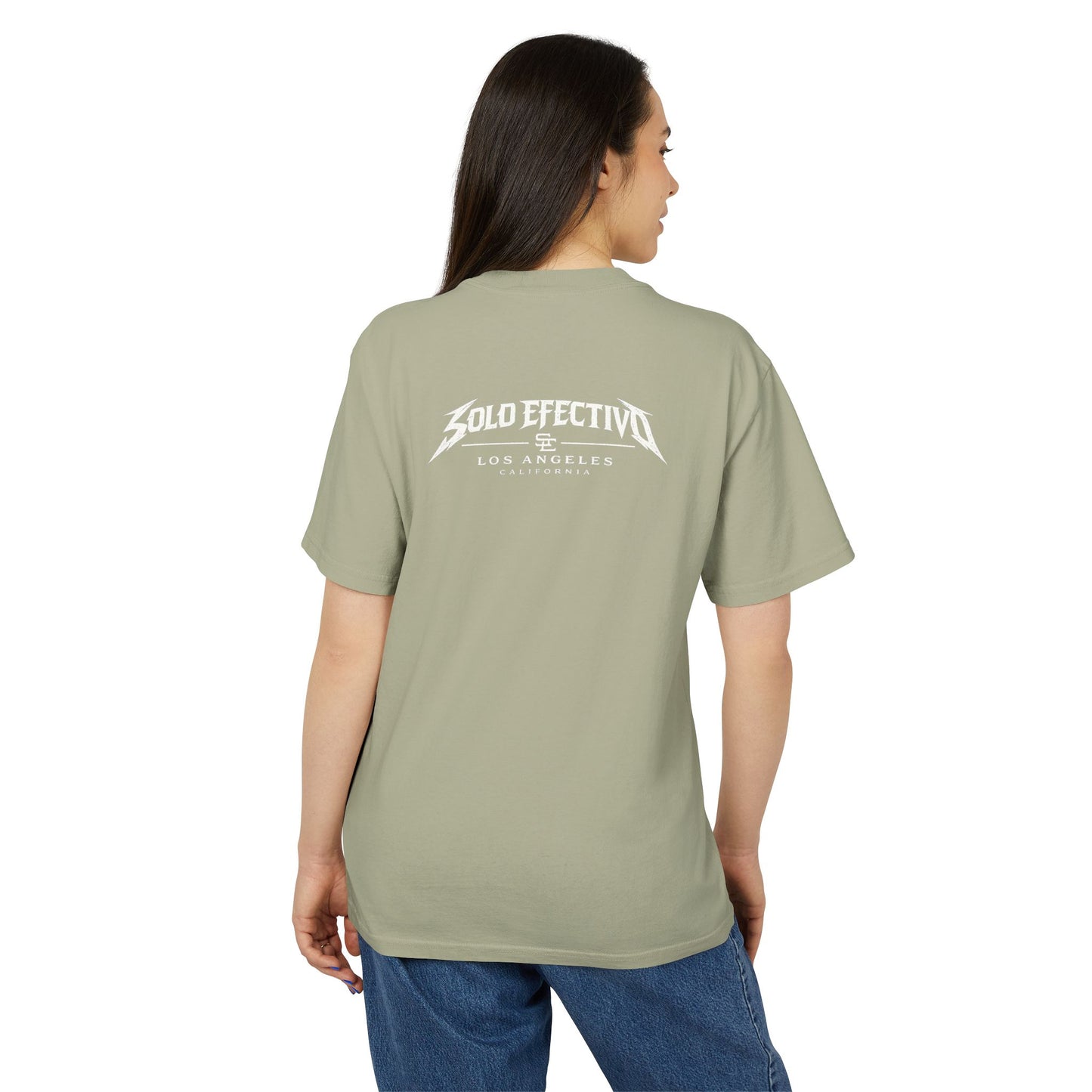 Solo Effectivo Los Angeles Graphic Tee — Vintage Band-Style Chest & Back Print